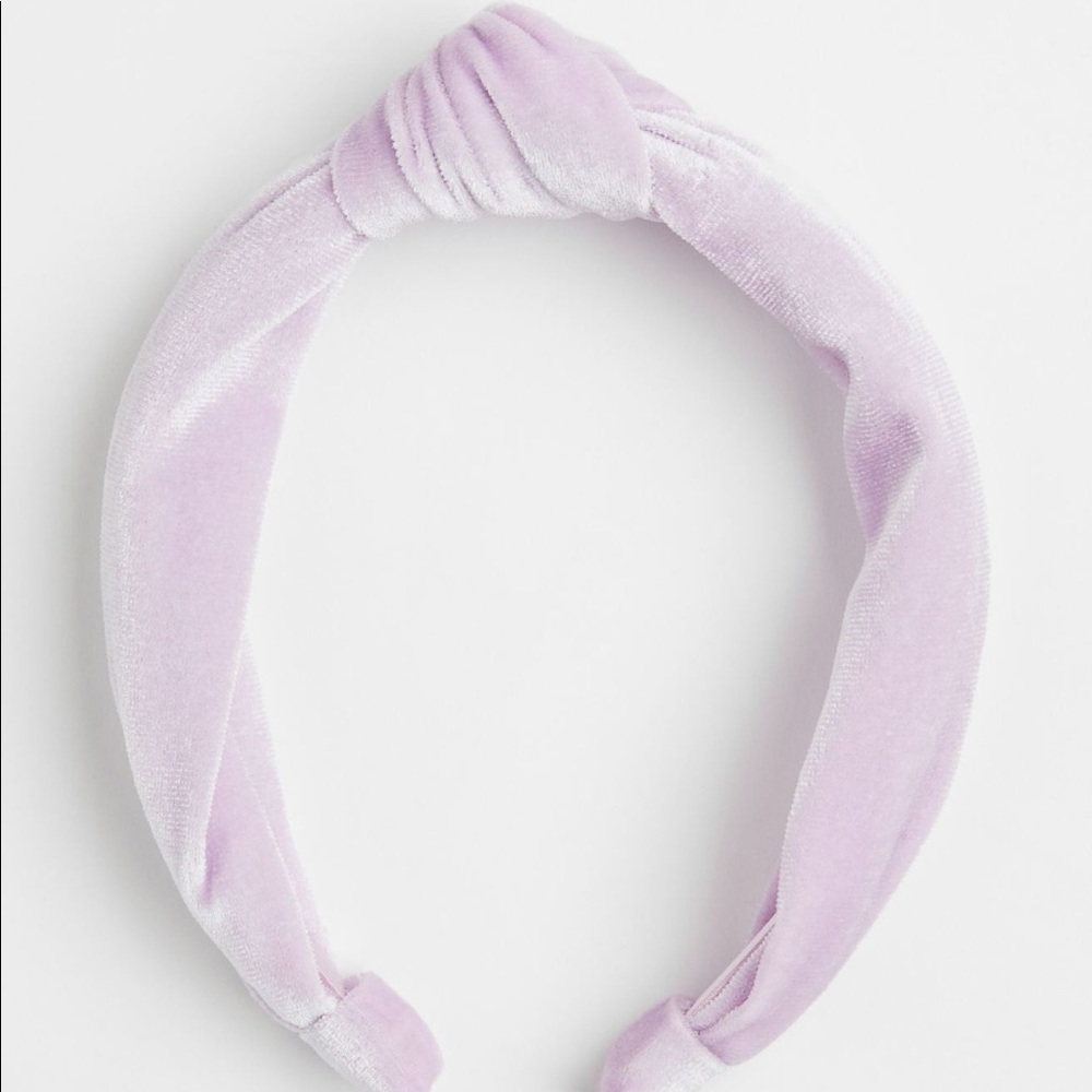H&M NEW LIGHT PURPLE KNOT-DETAILED HEADBAND NEW